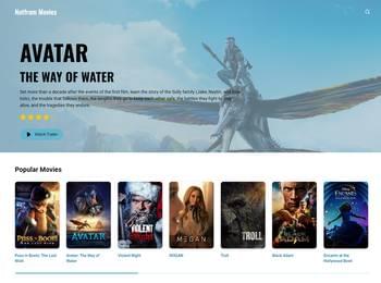 Movies website screenshot